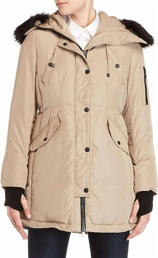 WOMEN'S DOWN PUFFER COAT HOODED