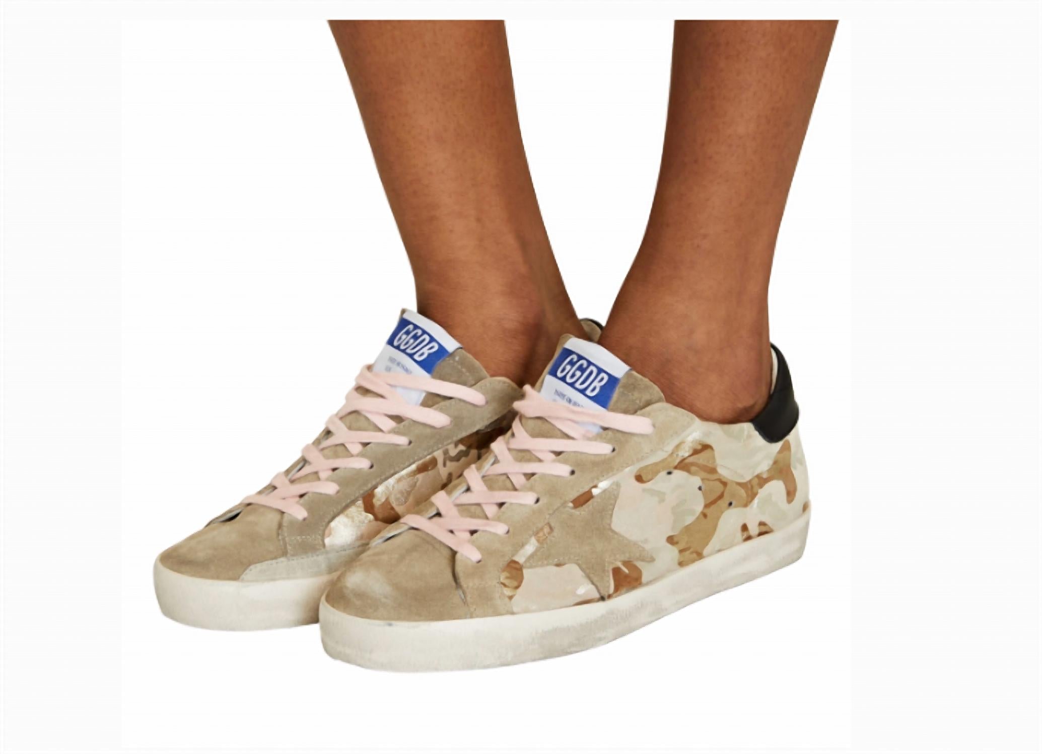 Golden Goose - Women's Superstar Low-Top Camo Printed Sneaker