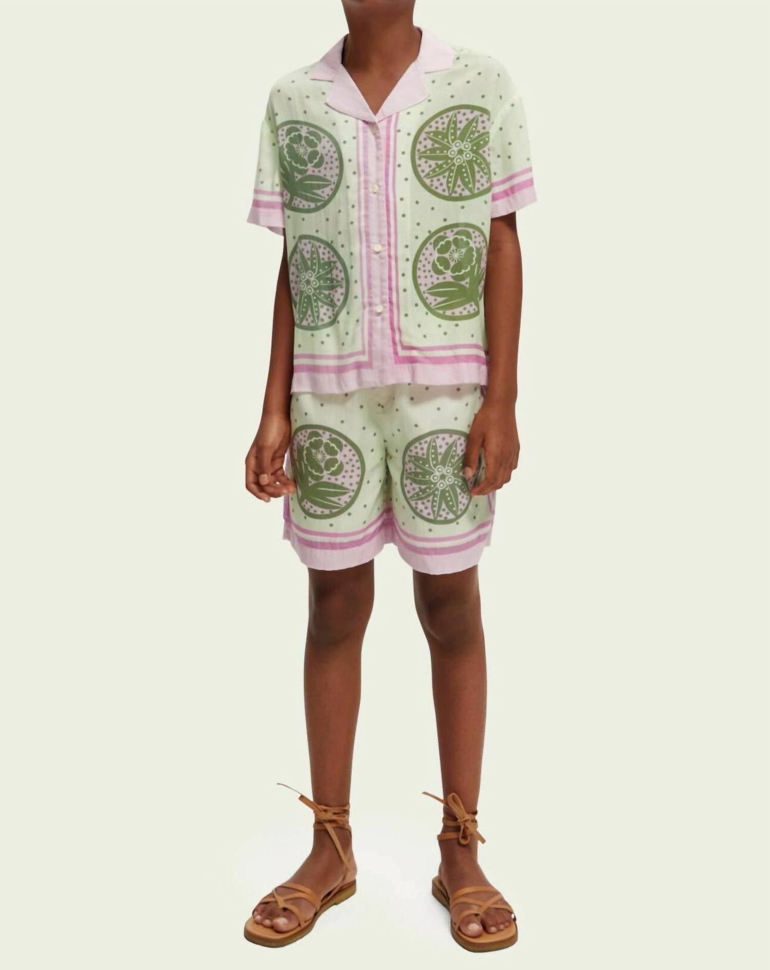 Scotch & Soda - Kid's Placed All-over Printed Shorts