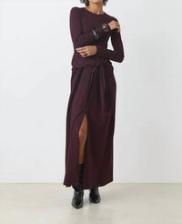 Suncoo Robe Cloud in prune - women's dress