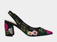 Betsey Johnson - Women's Lira Mesh Embroidered Pumps