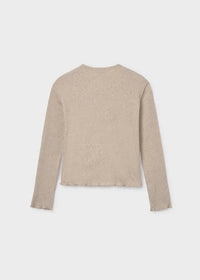 Mayoral - Girl's Sesame Heather Rib Knit Top