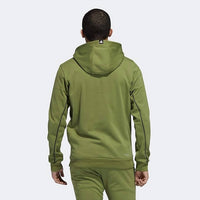 adidas Men's SPT Basketball Sweatshirt in tech olive - men's shirt - detail view
