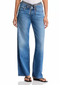 Rag & Bone - Saige Relaxed Straight Boxer Jeans