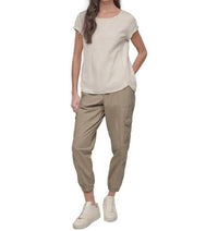 Dkny - V-inset Roll-sleeve T-shirt