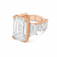 Diana M Jewels - Women's Emerald Lab-Grown Diamond Fashion Ring (20.00 Ct) - Signature