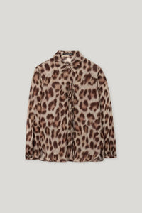 Luisa Cerano - Animal Print Shirt Blouse