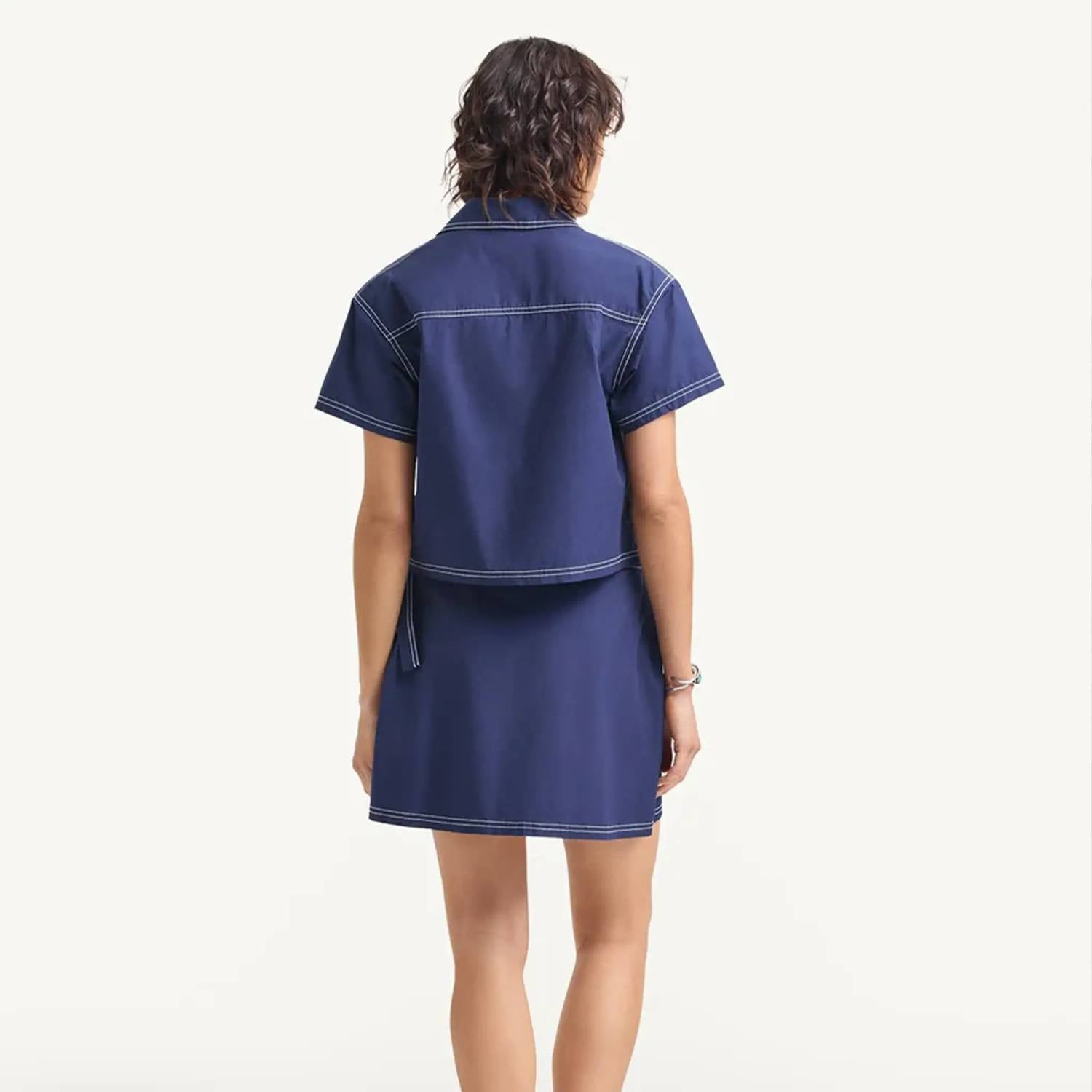 Vitamin A - Ashley Cropped Shirt