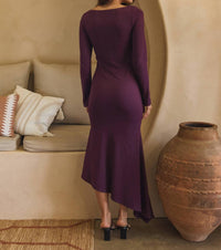 Able - Asymmetric Jersey Dress