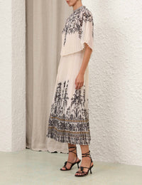 Zimmermann - Dawning Sunray High Neck Midi Dress