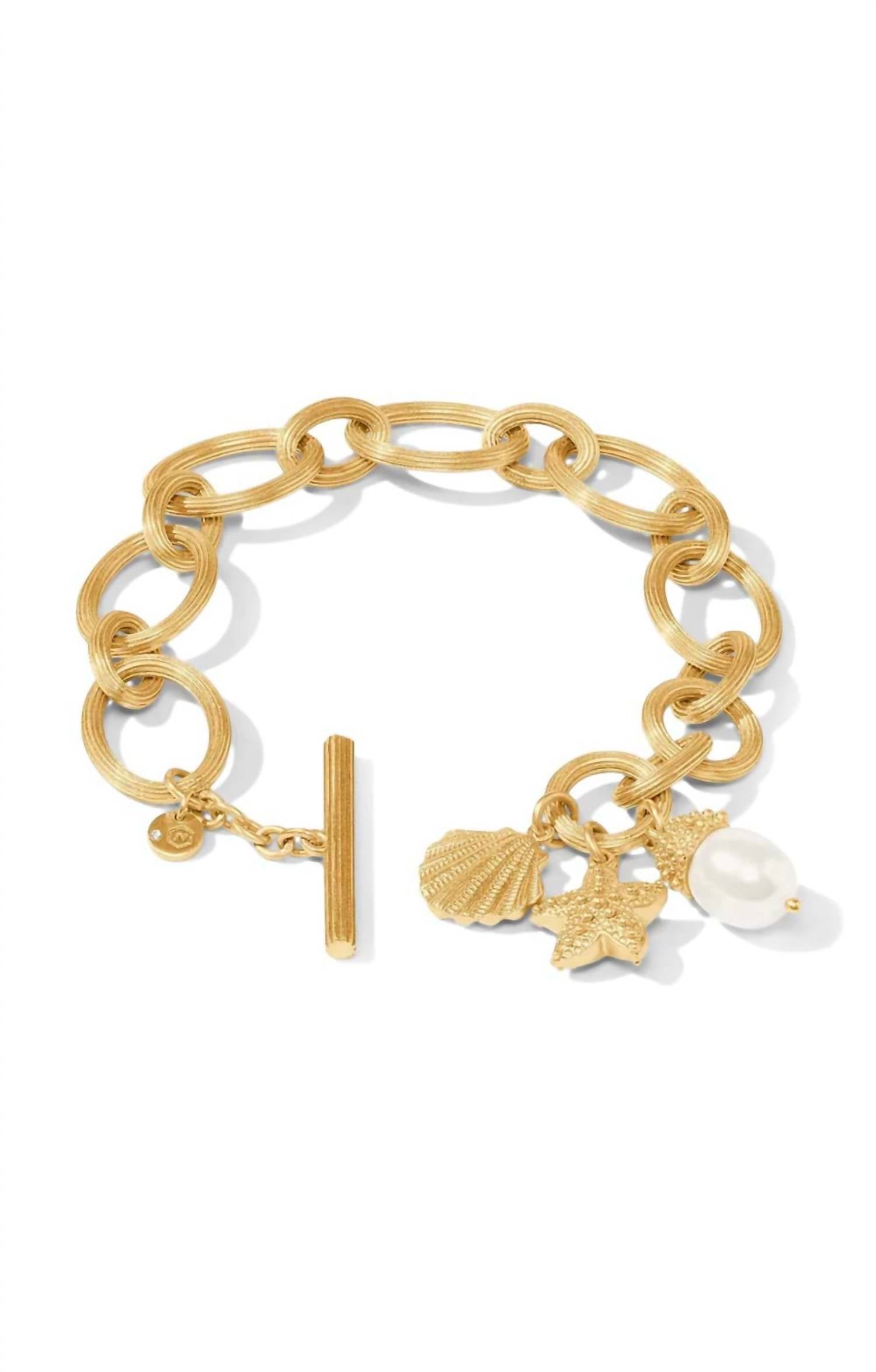Julie Vos Women's Sanibel Charm Bracelet in gold - women's jewelry