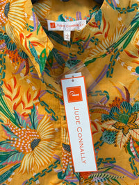 Jude Connally - CRICKET TOP - PEACOCK FLORAL