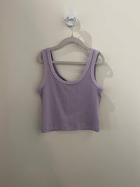 Theme - Women's Harlow Heart Cut Out Tank Top