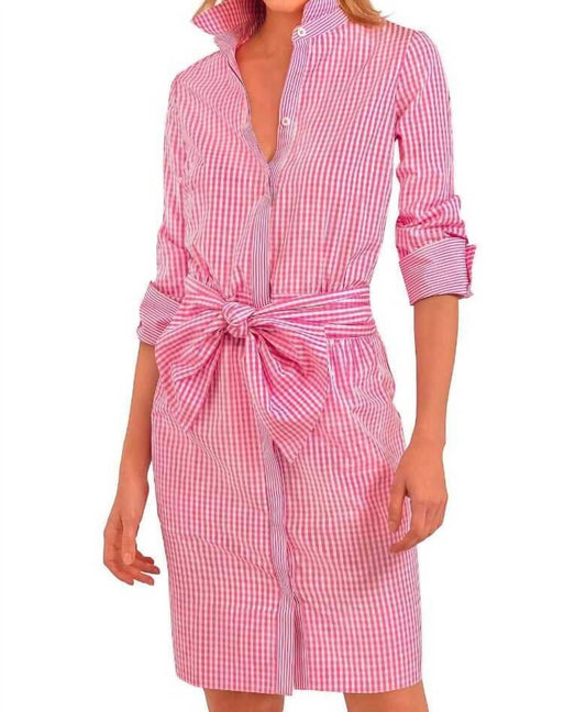 Gretchen Scott - Breezy Blouson Gingham Dress