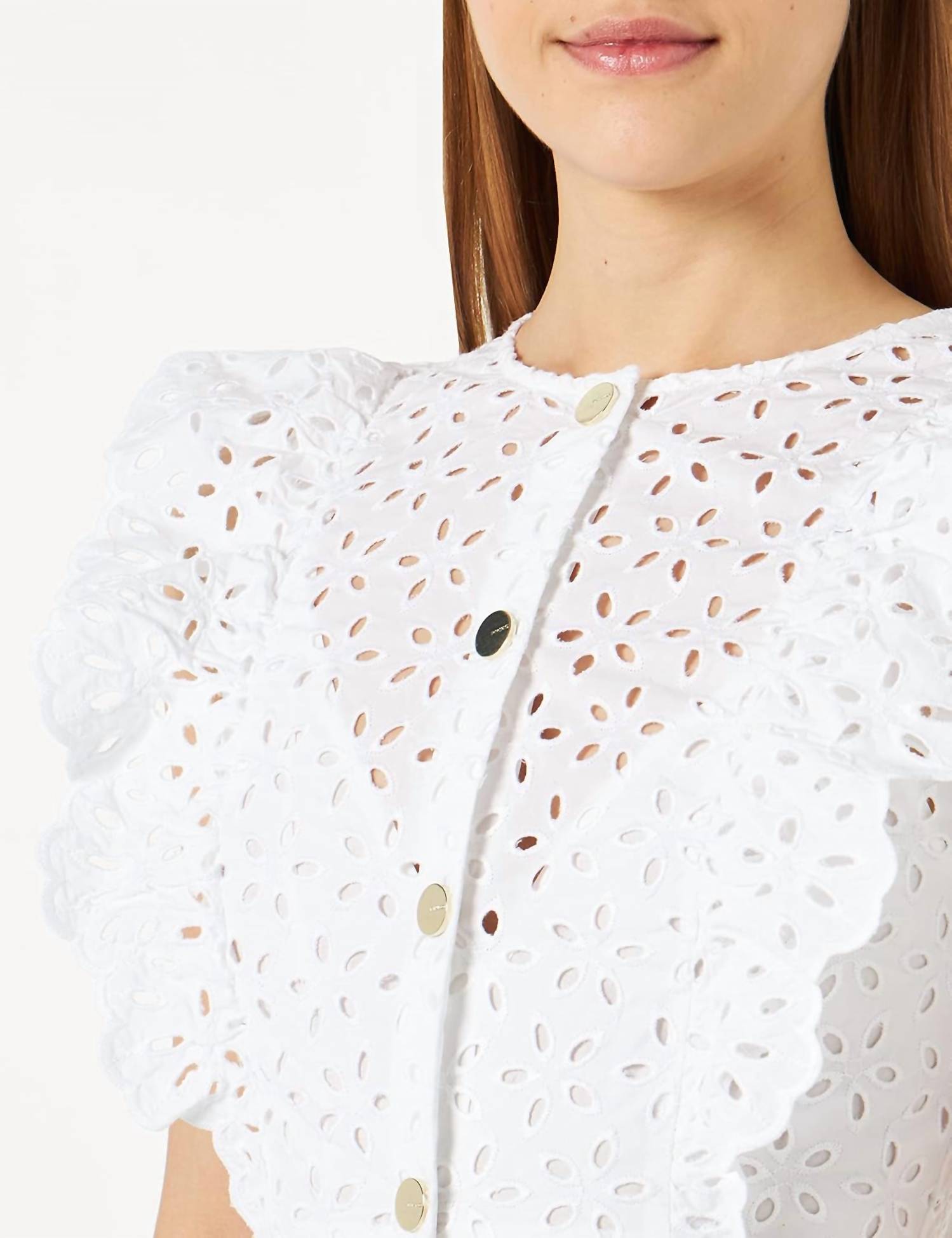 Pinko - Eyelet Maxi Dress