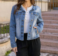 Grace And Lace - Soft Wash Denim Jacket