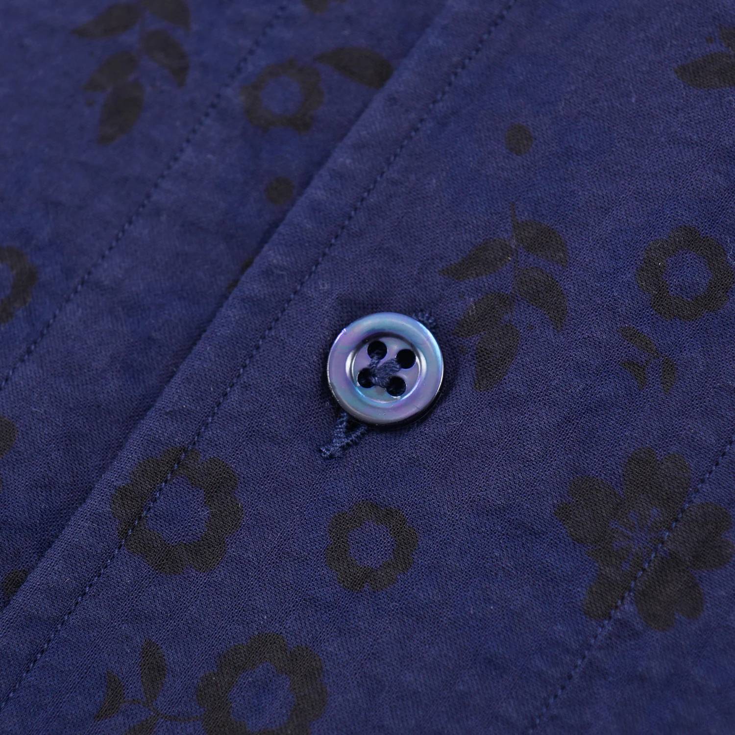 Luigi Borrelli Napoli - Men's Lightweight Floral Cotton Shirt