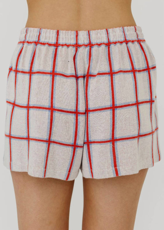 Guest In Residence - Picnic Plaid Short