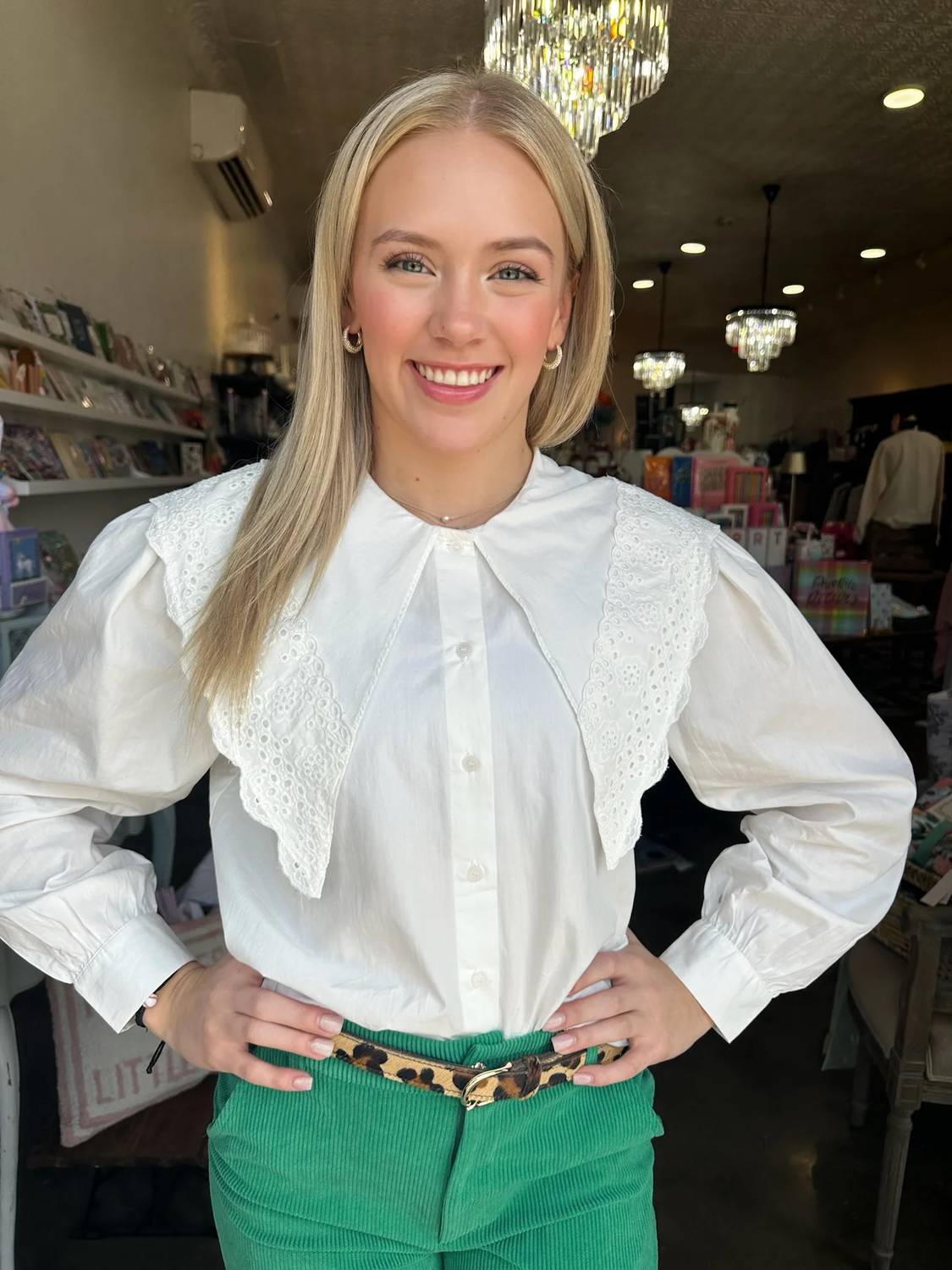Compania Fantastica - Polly Button Down Shirt