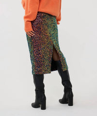 Esqualo - Suna Sequin Long Skirt