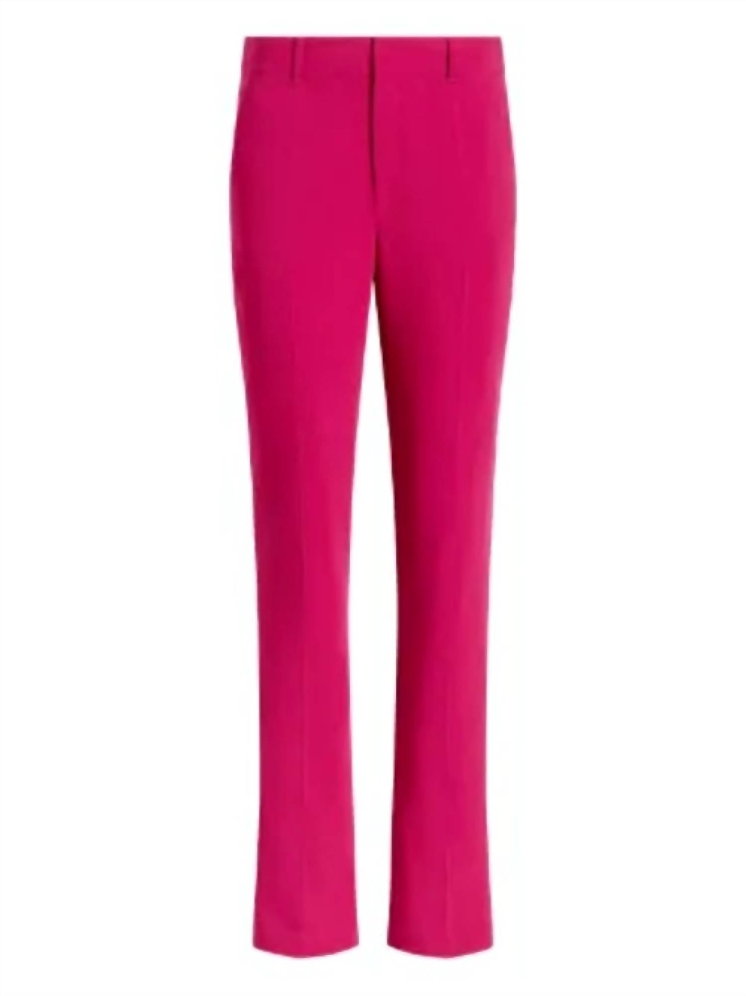 cinq a sept WOMEN'S KERRY PANT in pink gaarnet - women's pants