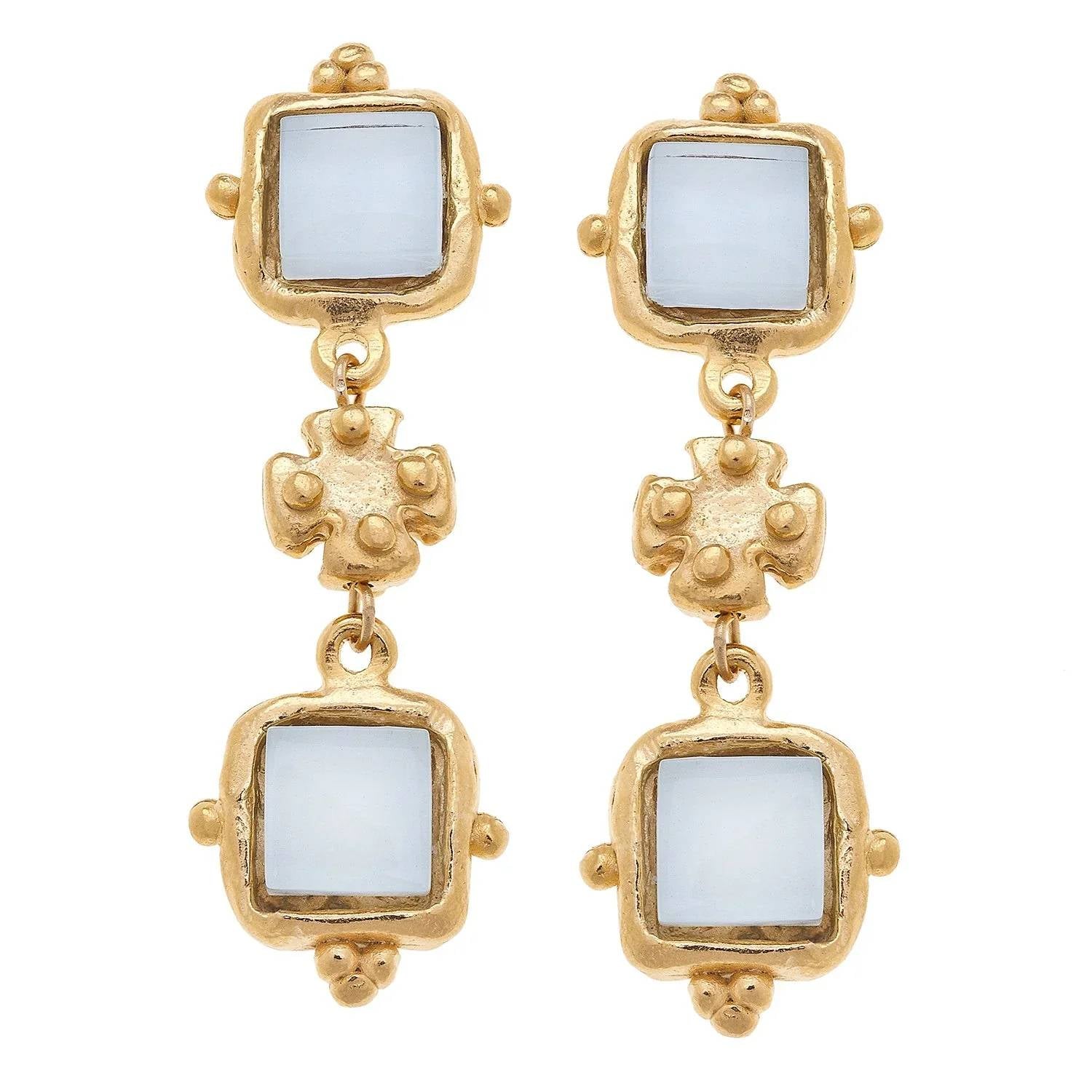 Susan Shaw - Charlotte Deux Tier Earrings