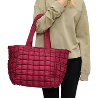 Sol And Selene - Women's Dreamer Quilted Puffer Tote Bag