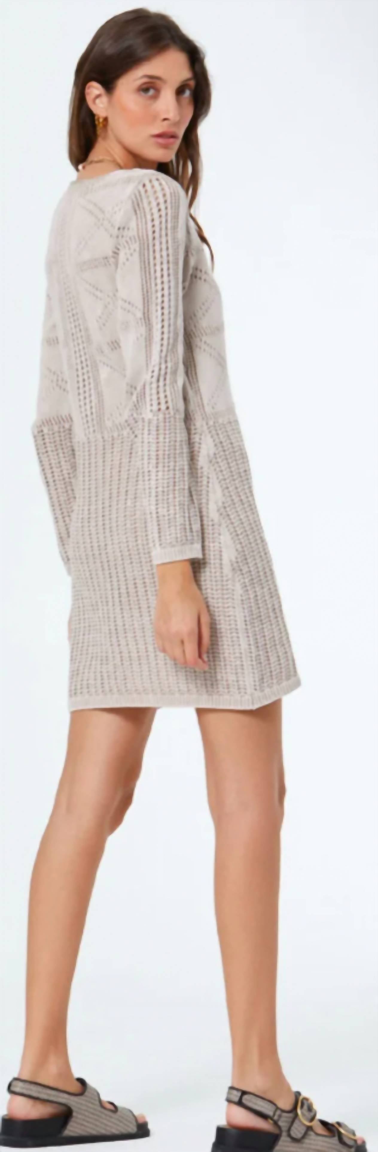 Young Fabulous & Broke - Kelsey Crochet Mini Dress