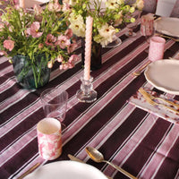 Goldie Home - Rose Stripe Tablecloth