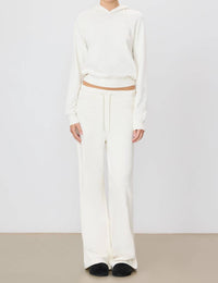 Eterne - Drawstring Wide Leg Sweatpant