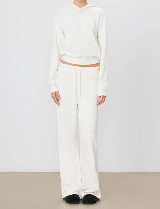 Eterne - Drawstring Wide Leg Sweatpant