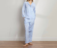 The Sleep Code - Swiss Dot Cotton Long Pj Set