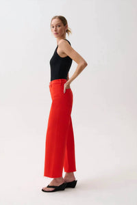 Pistola - Penny Crop High Rise Wide Leg Jean
