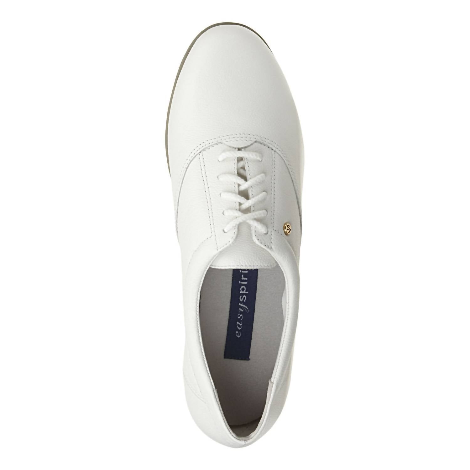 easy spirit Women's Motion Lace Up Oxford Shoes in white - women's flats - view 5
