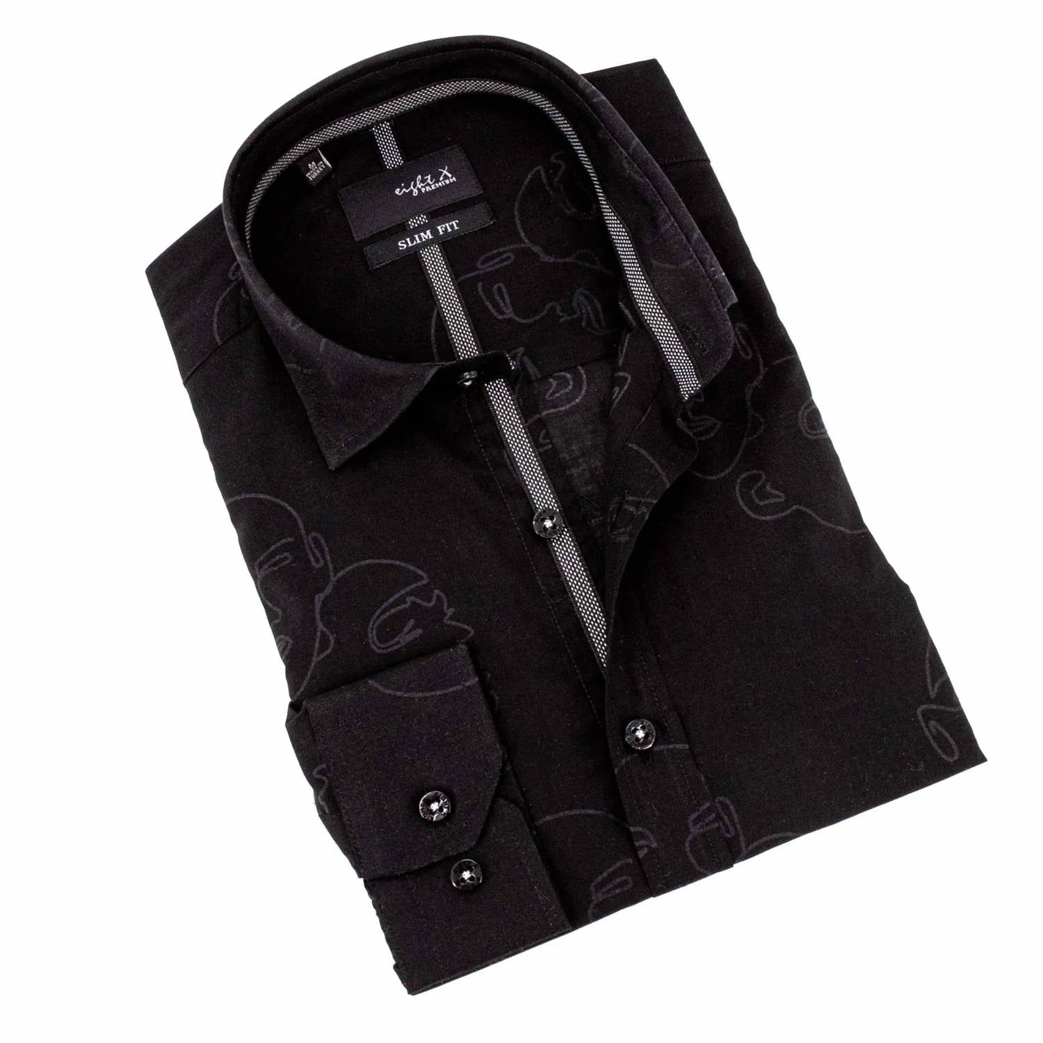 Eight X - Faces Button Down Shirt