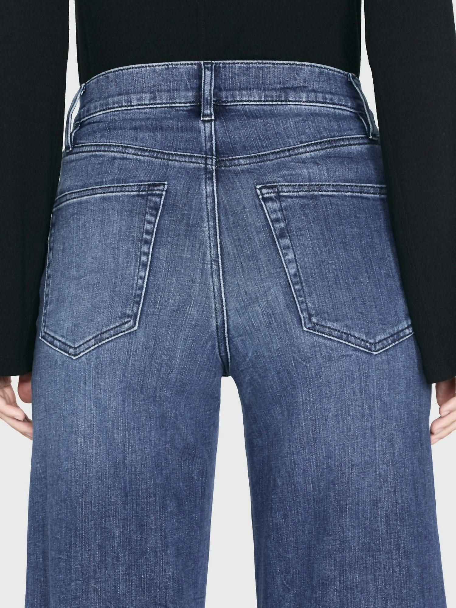Frame - Le Slim Palazzo Raw Jeans