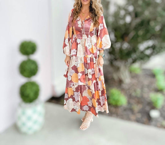 Listicle - Floral Corset Style Dress