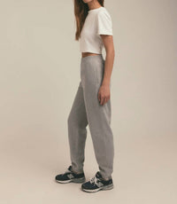 Favorite Daughter Collegiate Joggers in heather grey - women's pants - detail view