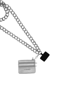Save The Girls - Women's Double Link Chain Strap With Pouch