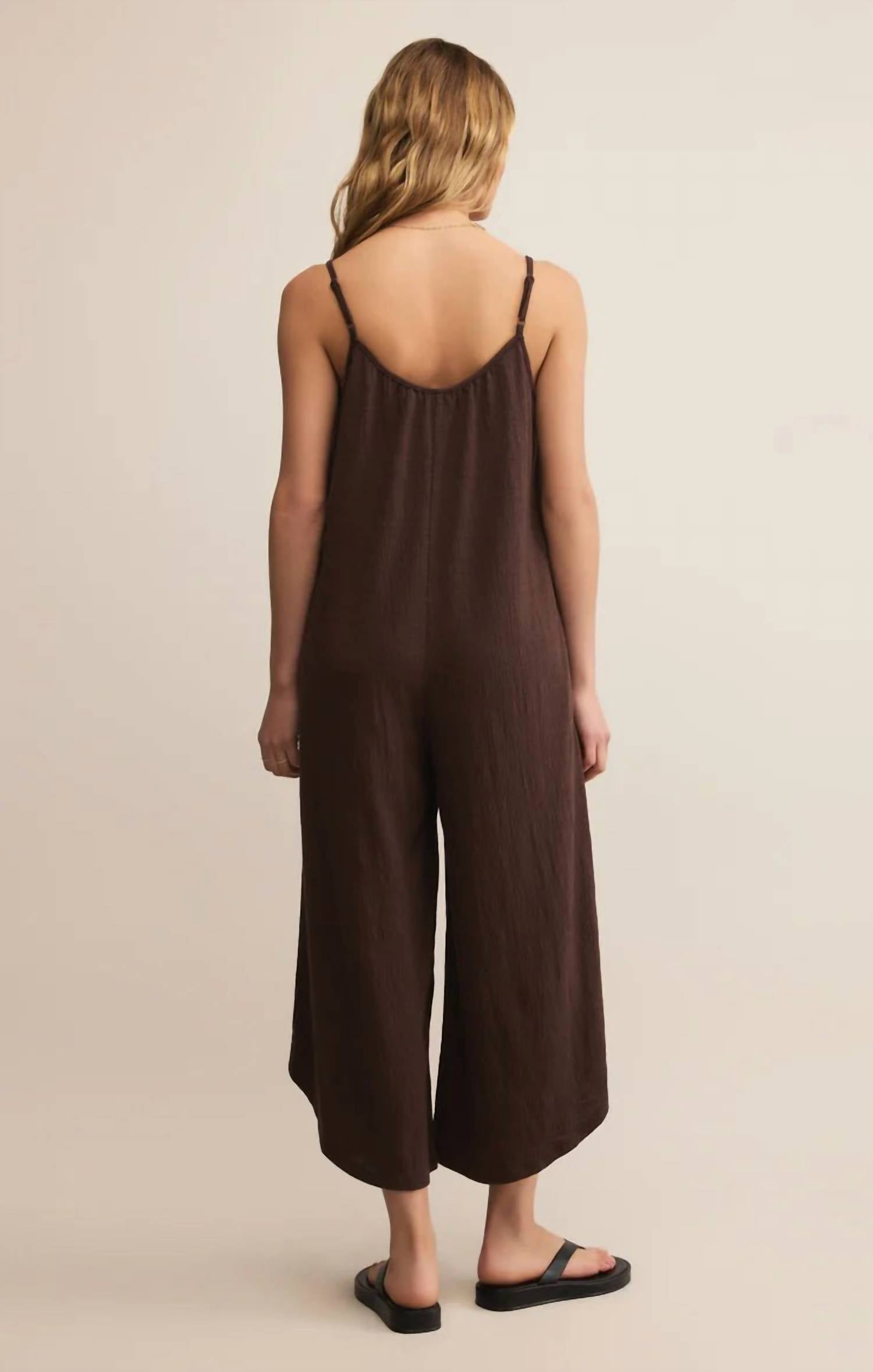 Z Supply - Textured Flared Jumpsuit
