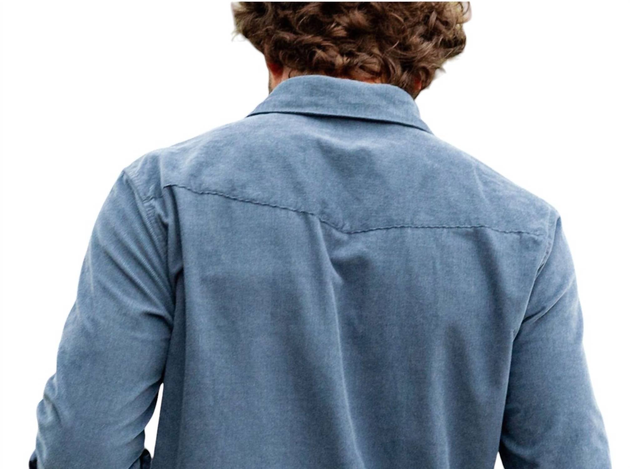 Criquet - Long Sleeve Corduroy Pearl Snap Shirt