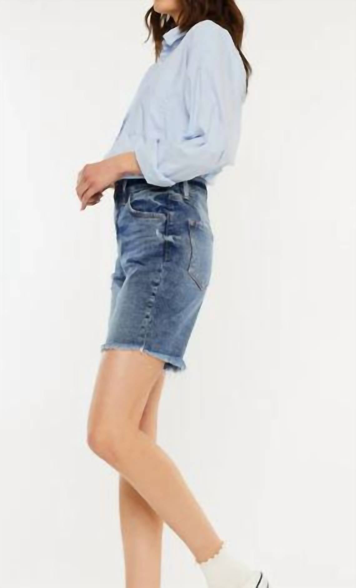 Kancan - Ultra High Rise Bermuda Shorts