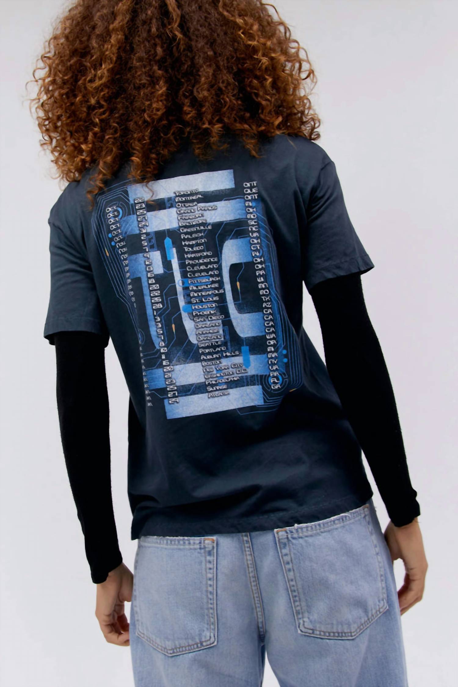 TLC FANMAIL CIRCUIT BOARD TEE