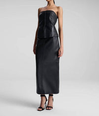 A.L.C. - Renee Strapless Leather Top