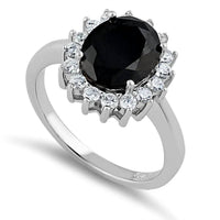 Starlette Women's Mavis Statement Ring in black - women's jewelry