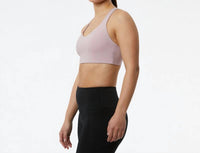 New Balance Soft Jersey Power X Bra in violet - women's intimate - alternate view
