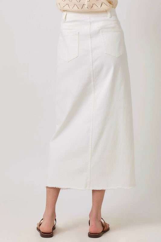 Mystree - Front Slit Midi Skirt