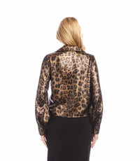 Karen Kane - Long Sleeve Tie-front Top
