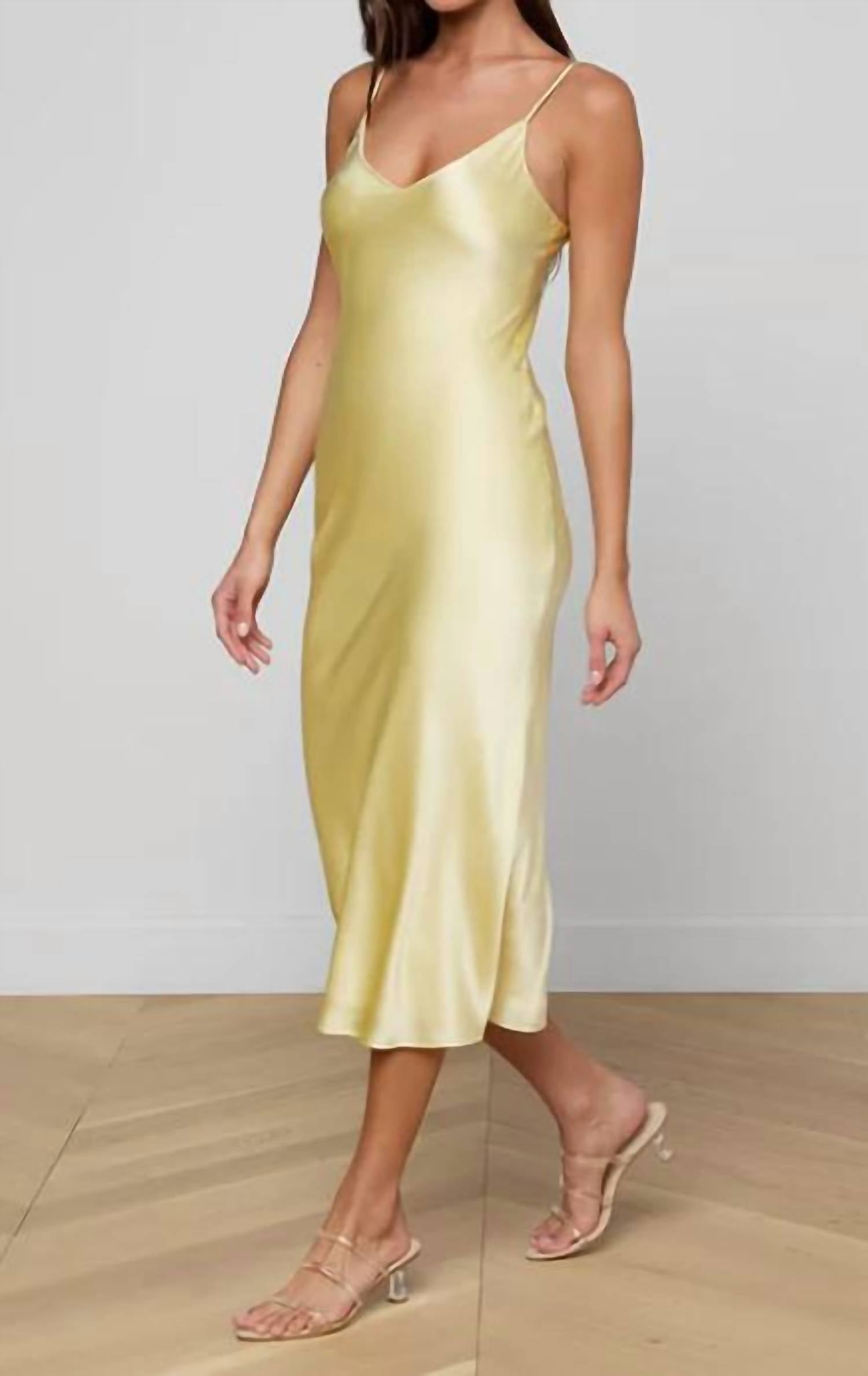 L'Agence - SERIDIE SILK SLIP DRESS