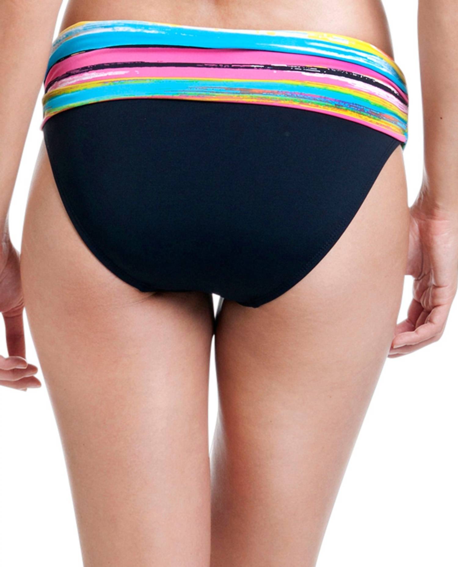 Anne Cole - Foldover Mid-Rise Bikini Bottom